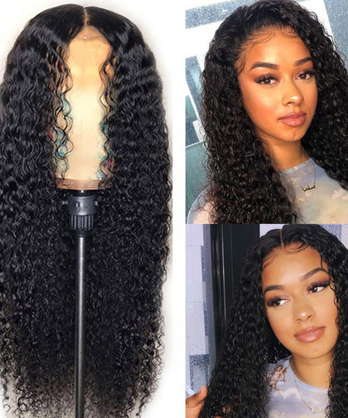 Foreign Trade Europe And The United States Wigs Female African Small Curly Hair Fashion Split Long Curly Hair Corn Hot Chemical Fiber Wig Headgear In Stock