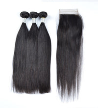 Real Hair Wigs Hair Bundles Wigs Europe And America 9A Straight Hair Curtain Straight Hair