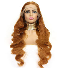 Honey Blonde Human Hair Wigs Body Wave